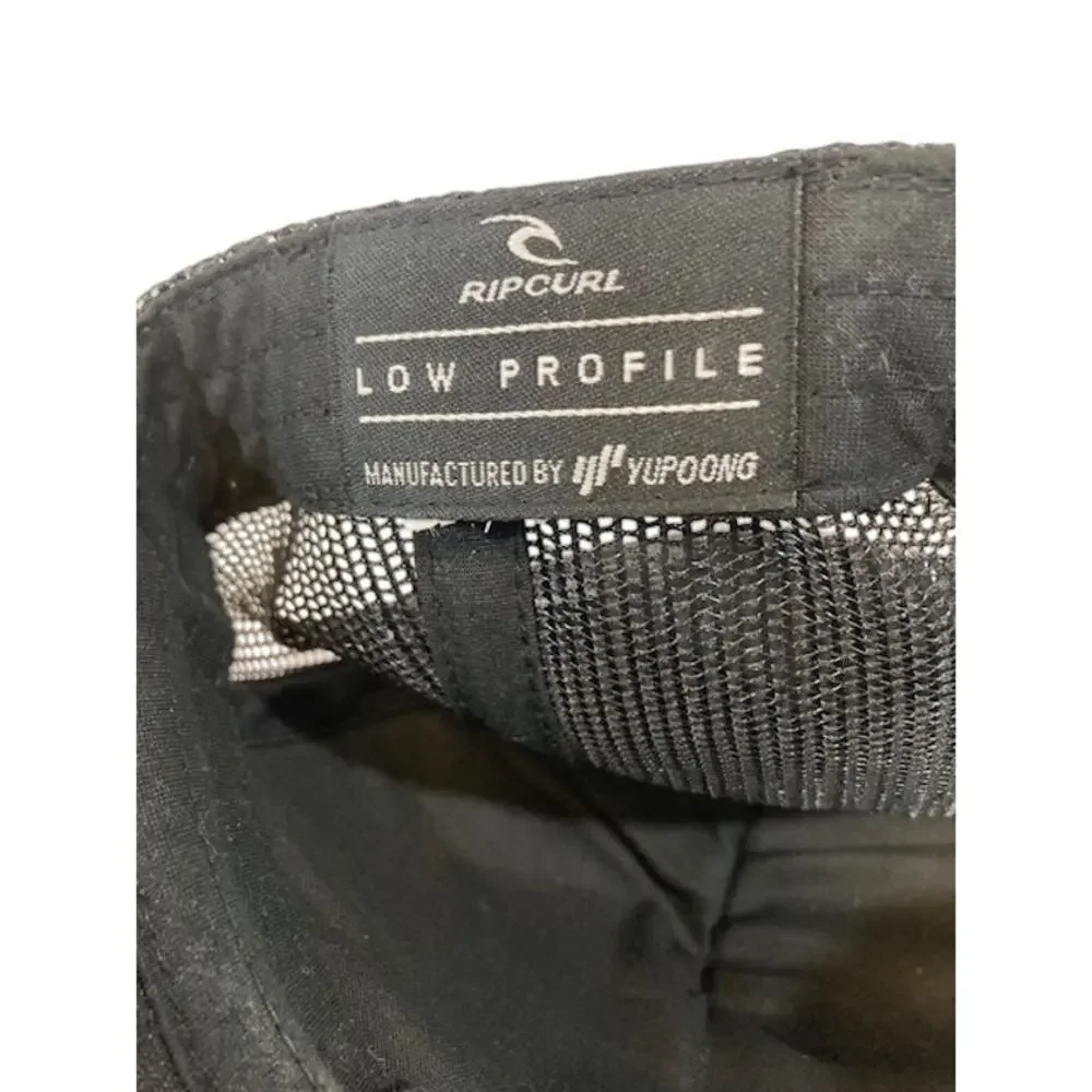 Rip Curl-Low Profile-Black Orange Mesh Men's Tropical Floral Hat